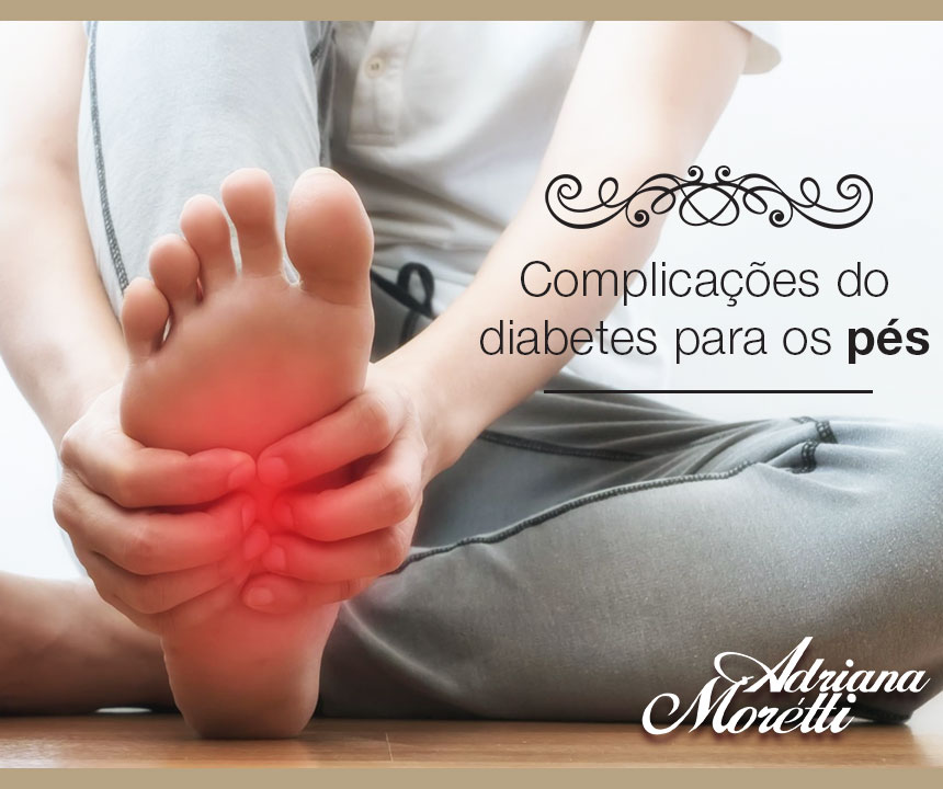 Complicações do diabetes para os pés